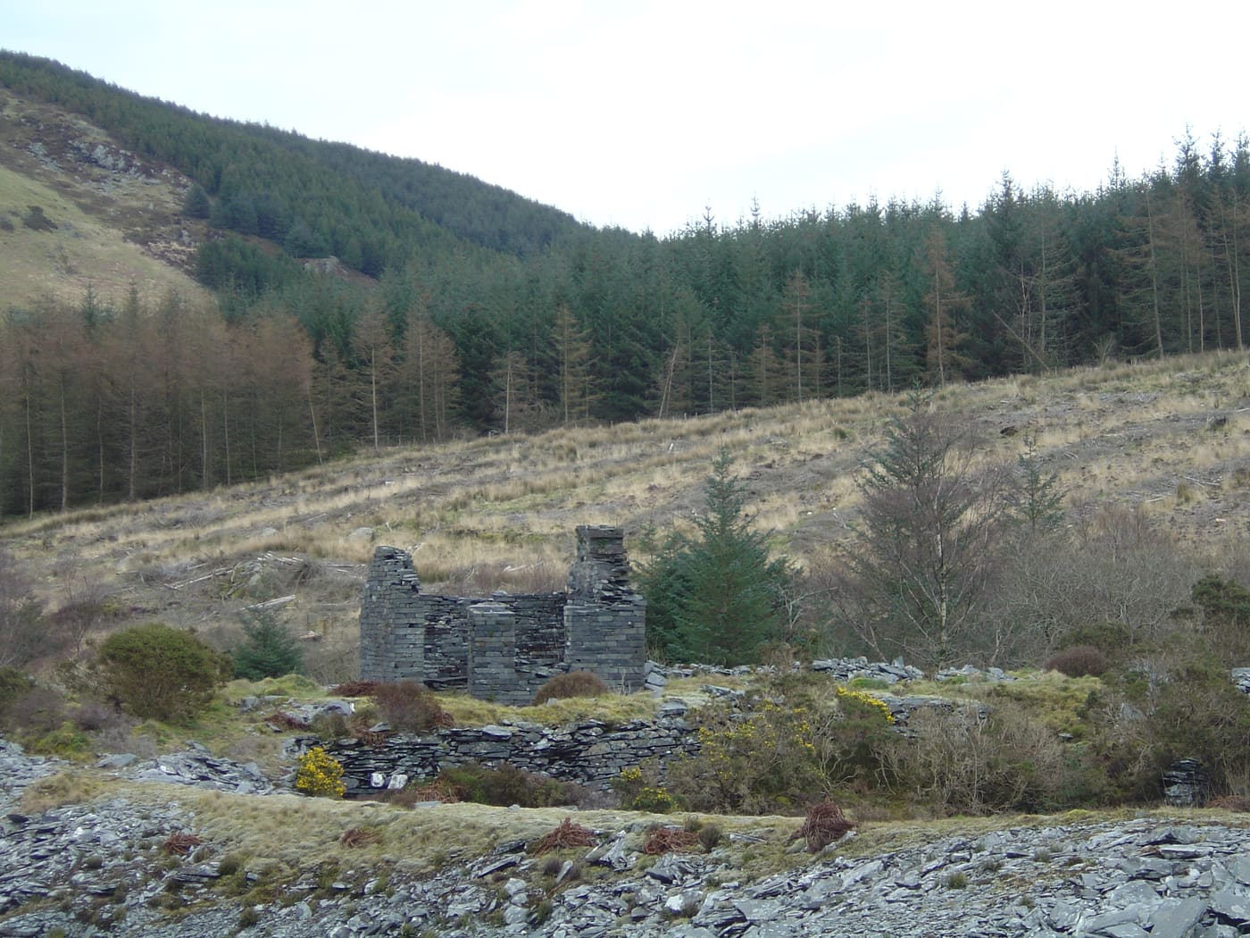 Bryneglwys Slate Quarry, Abergynolwyn Village and the Talyllyn Railway