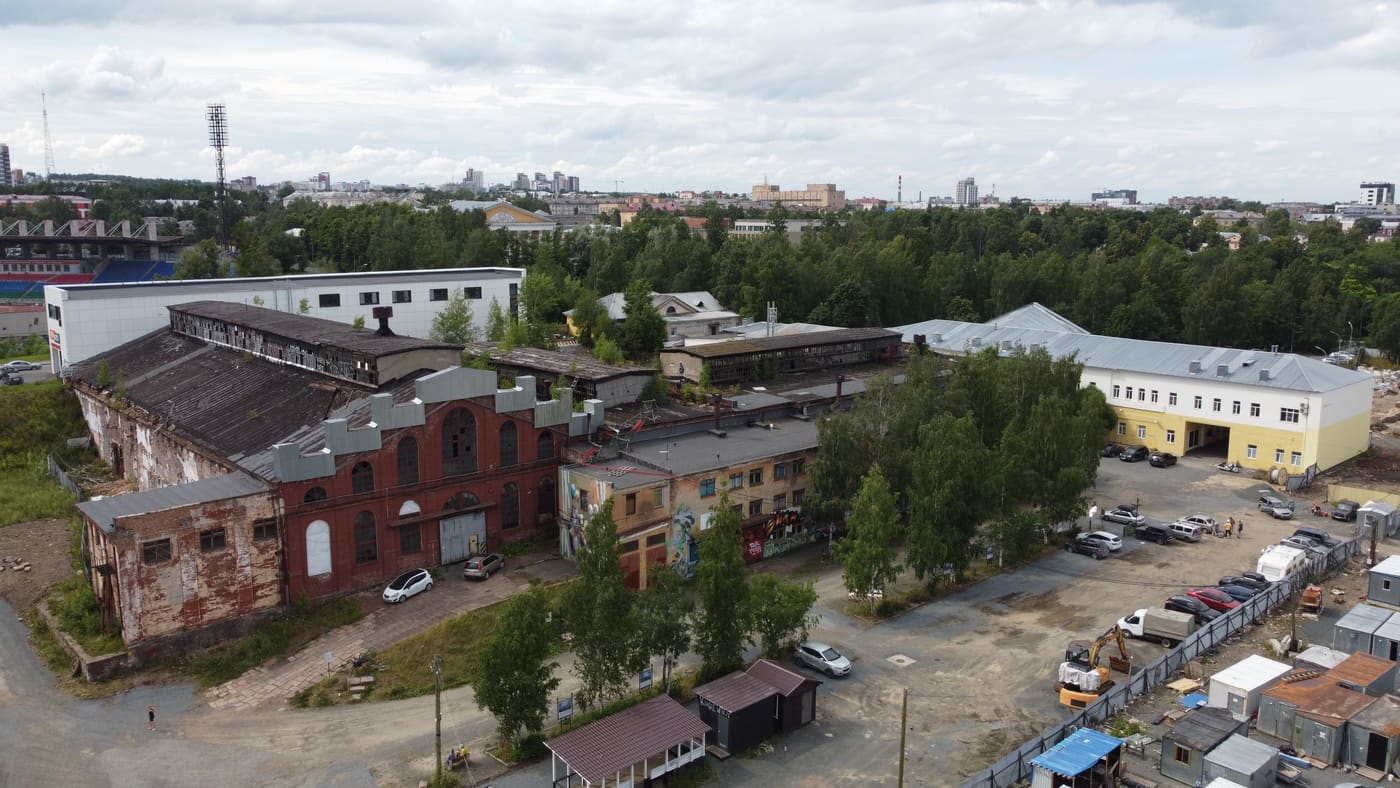historical buildings of Alexandrovsky foundry