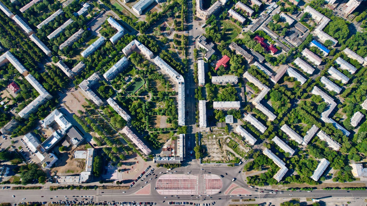 Building Ensemble of Square of Pervoy Pyatiletki, Yekaterinburg