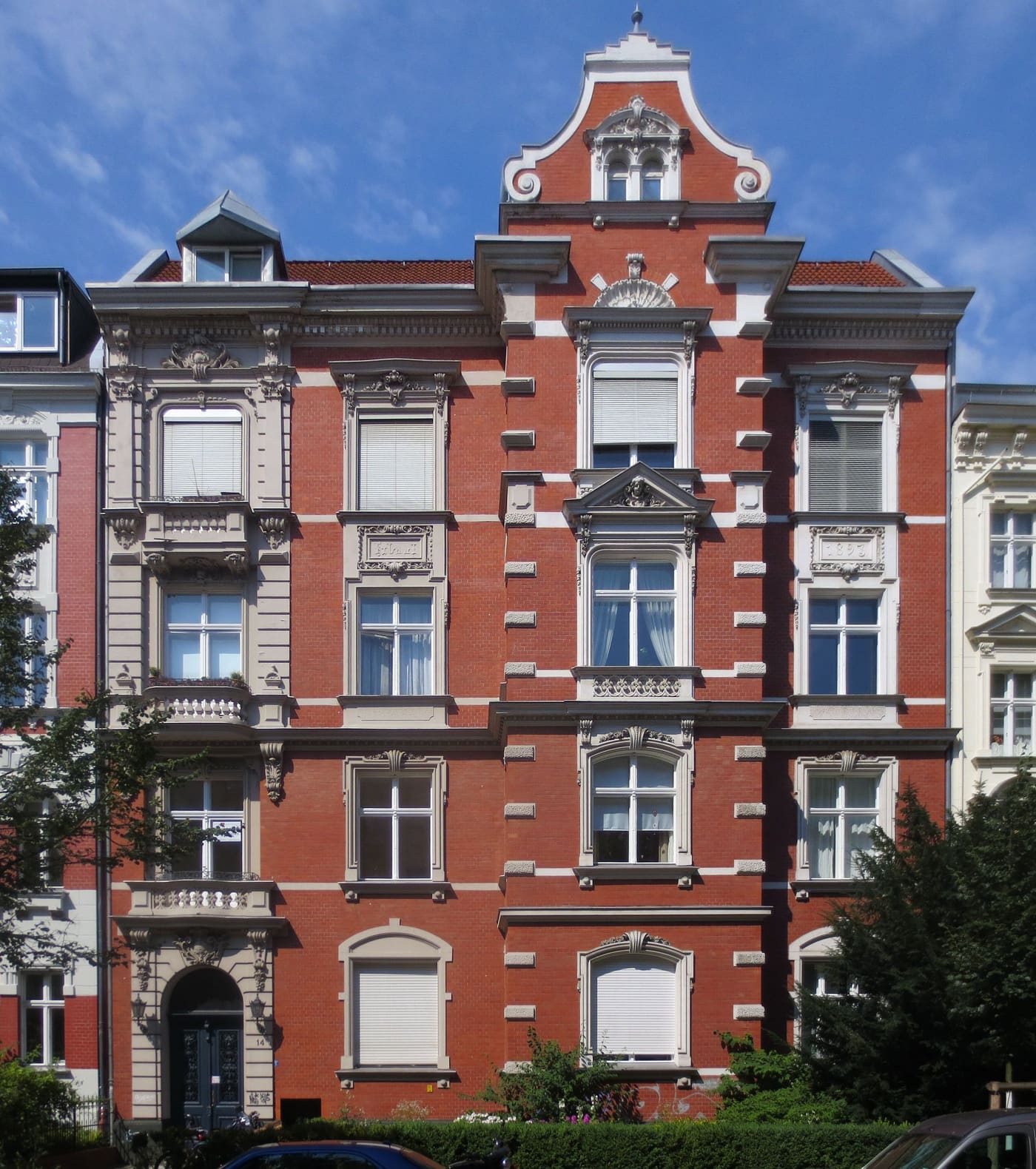 Wielandstraße 8-14A, Hedwigstraße 12-12A