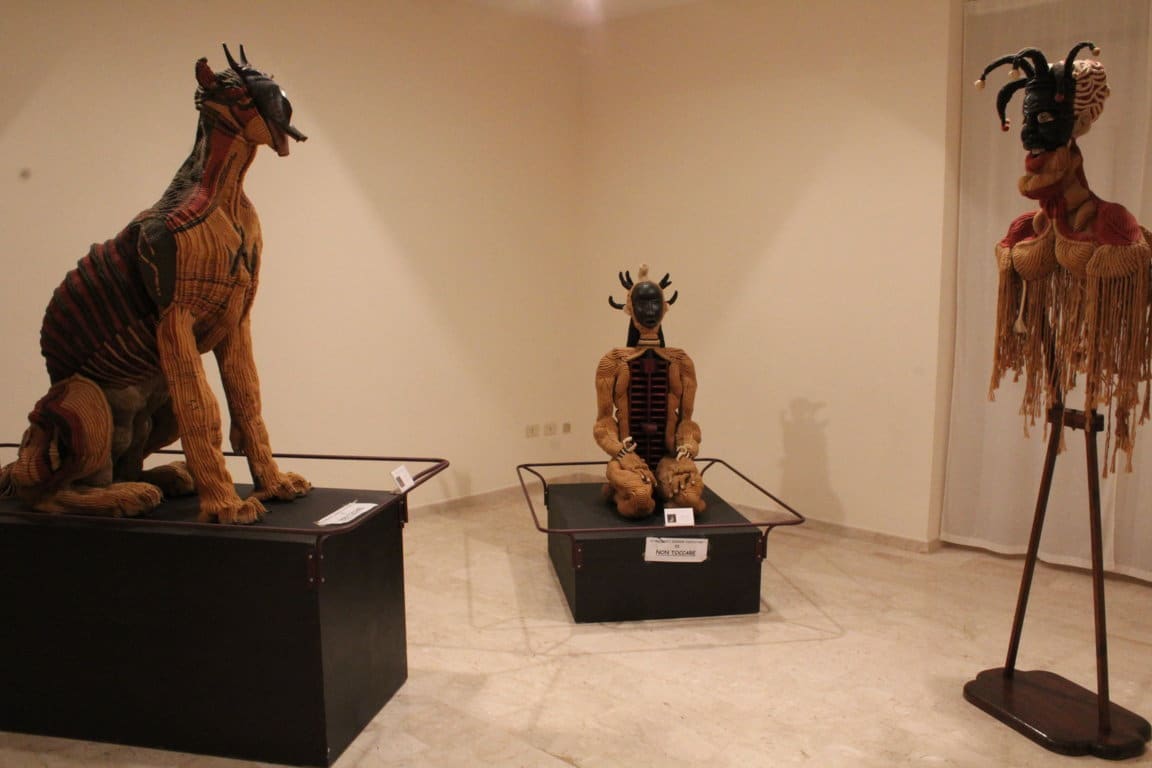Museo sculture tessili di Sylvie Clavel