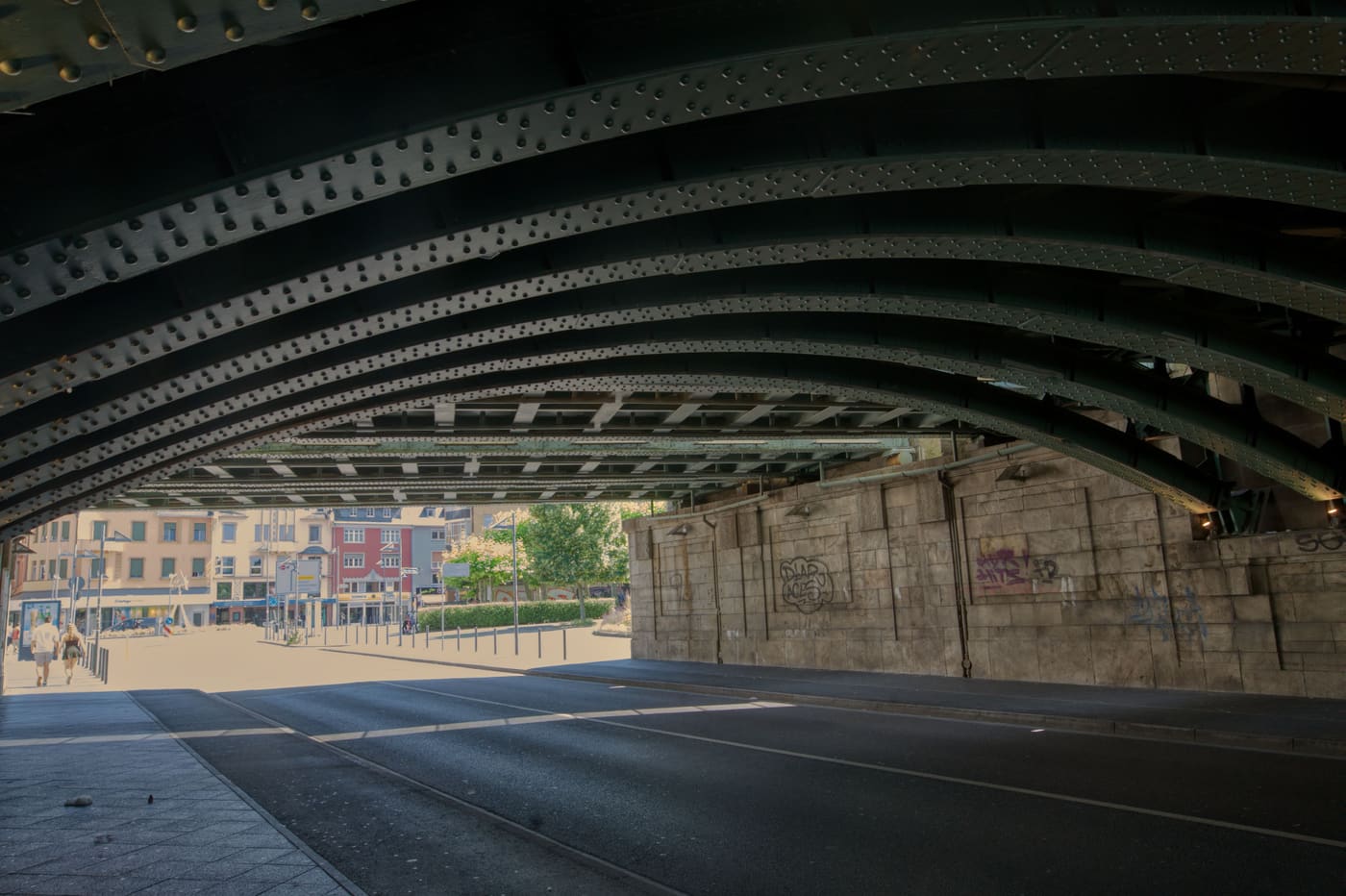 railway bridge ensemble over Königsteiner Straße