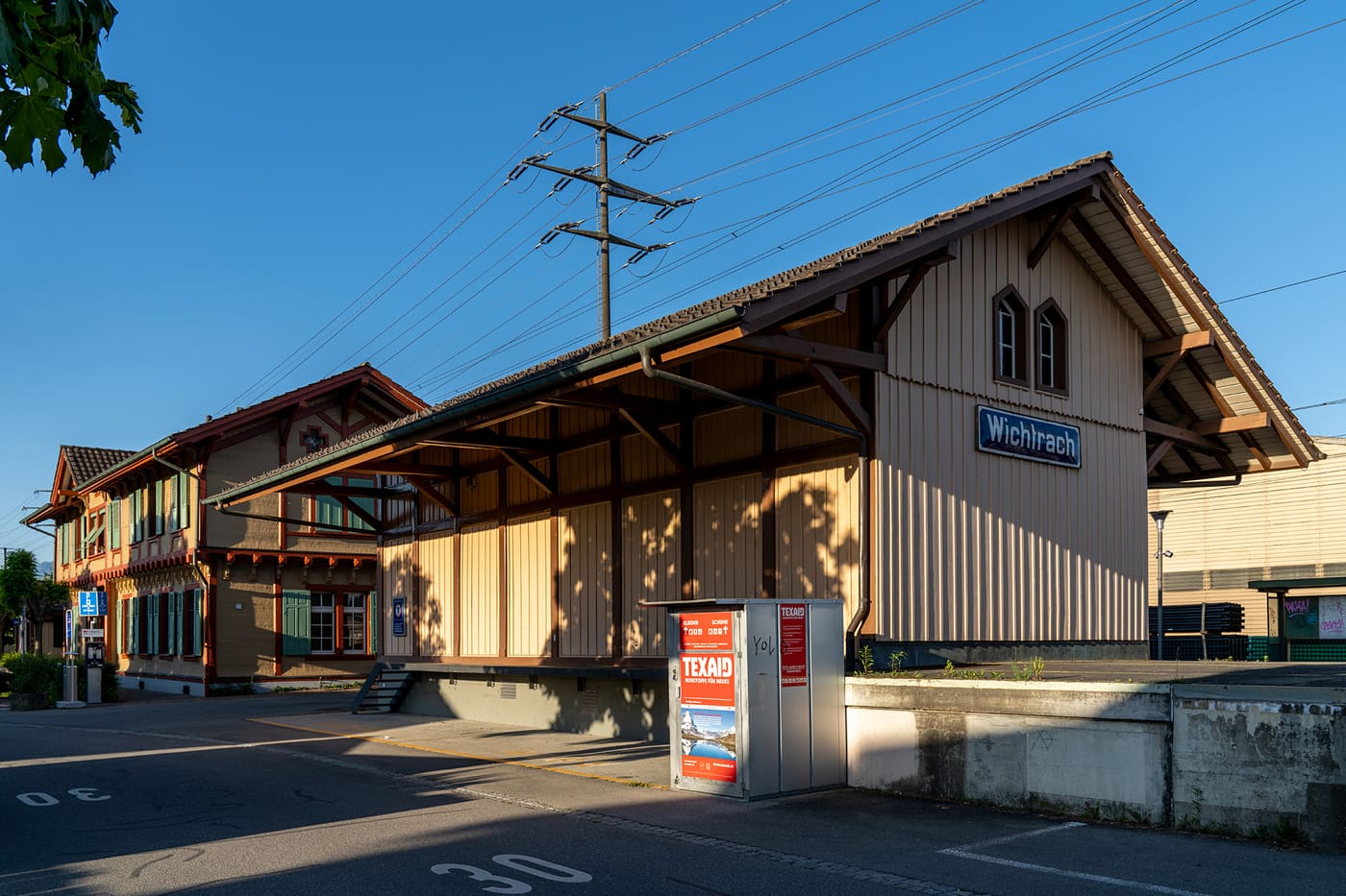 Wichtrach railway station goods shed