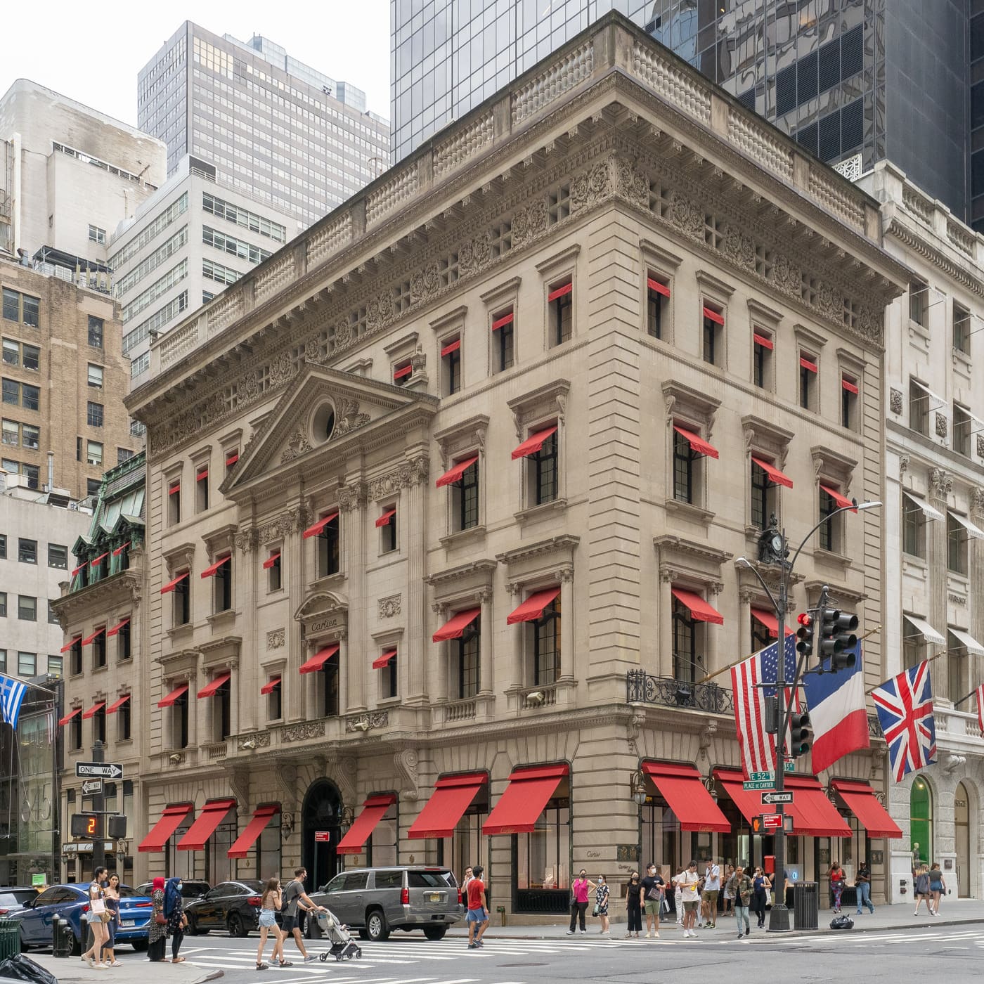 Houses at 647, 651-53 Fifth Avenue and 4 East 52nd Street