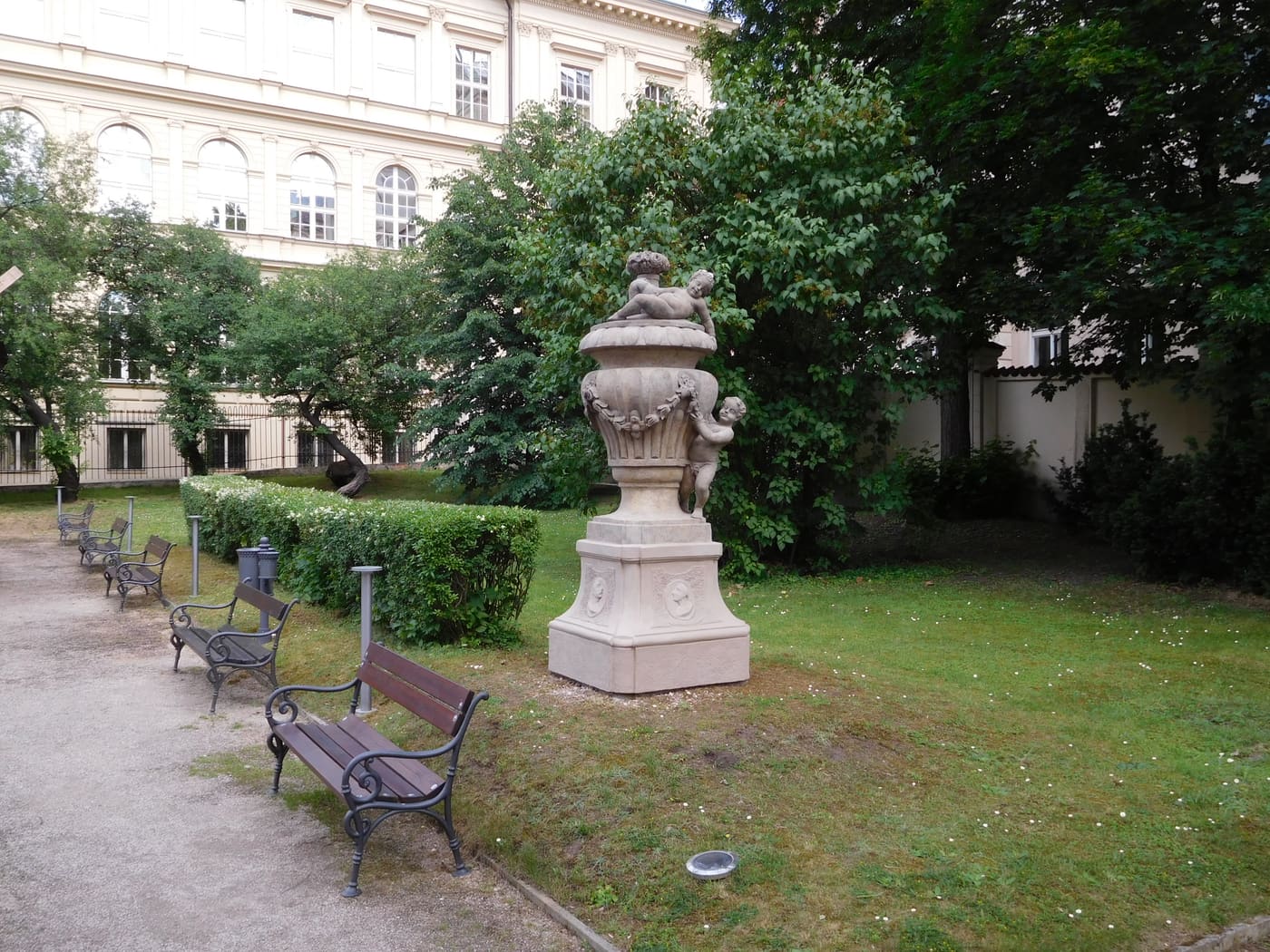 Garden of Michna's villa