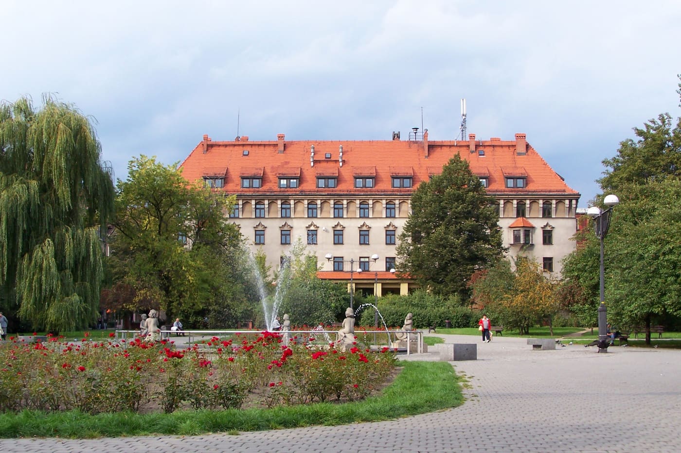 Akademicki Square urban complex in Bytom