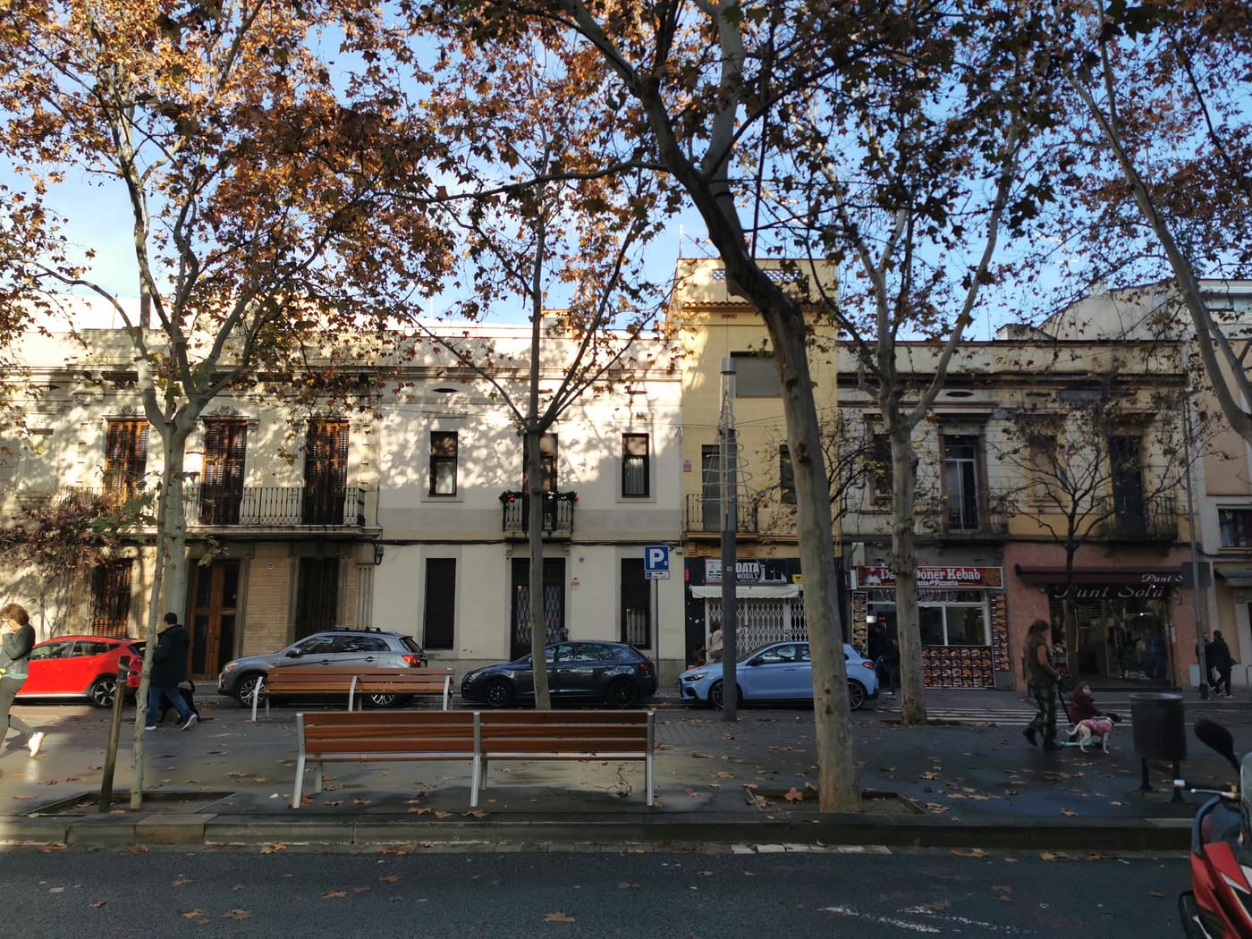 buildings in rambla de Fabra i Puig, 14-24