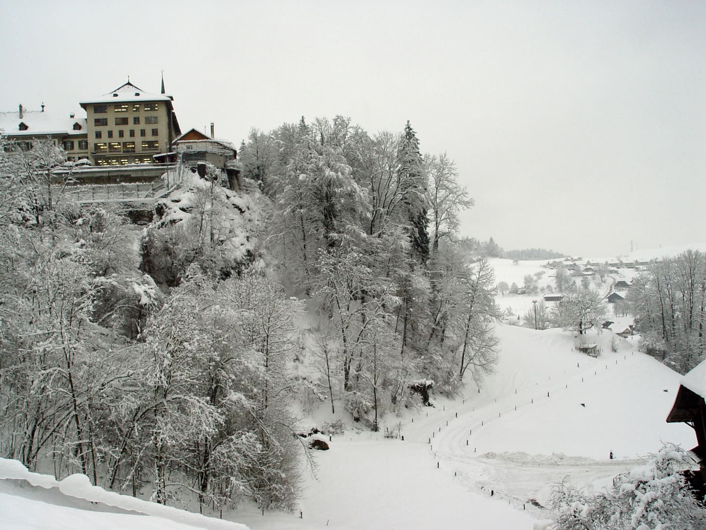 Thorberg Castle with outbuildings