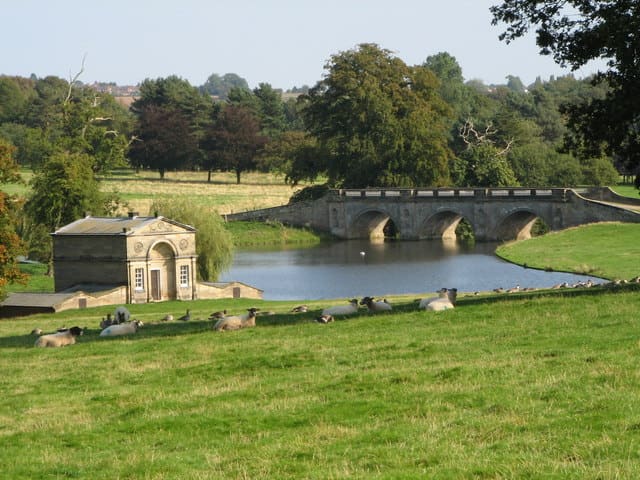 Kedleston Hall gardens