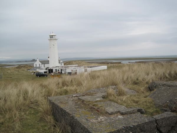 Walney Lighthouse With Two Attached Cottages And Outbuildings