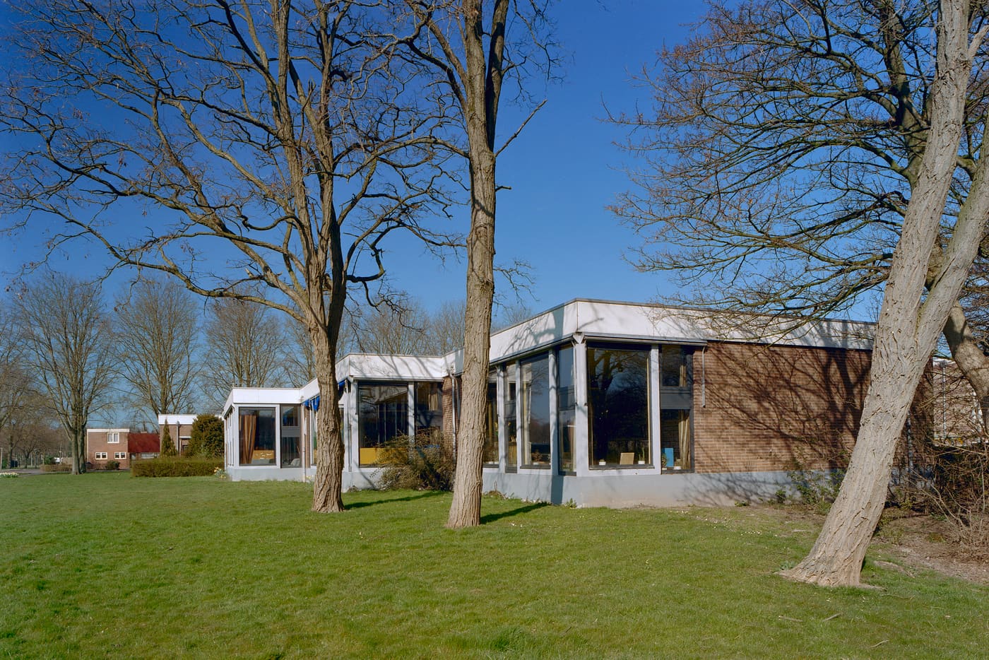 Three school buildings