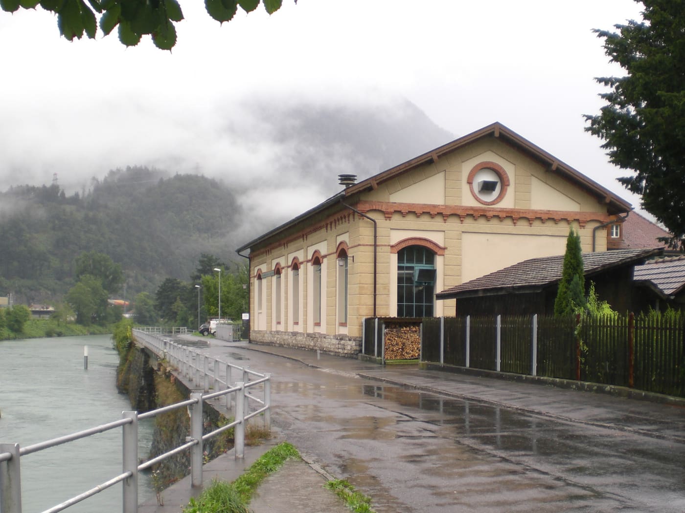 power station on the Interlaken canal