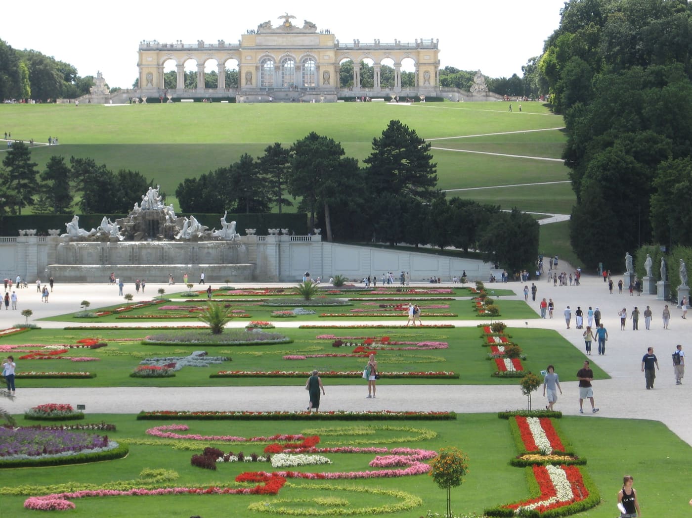 palace park of Schönbrunn
