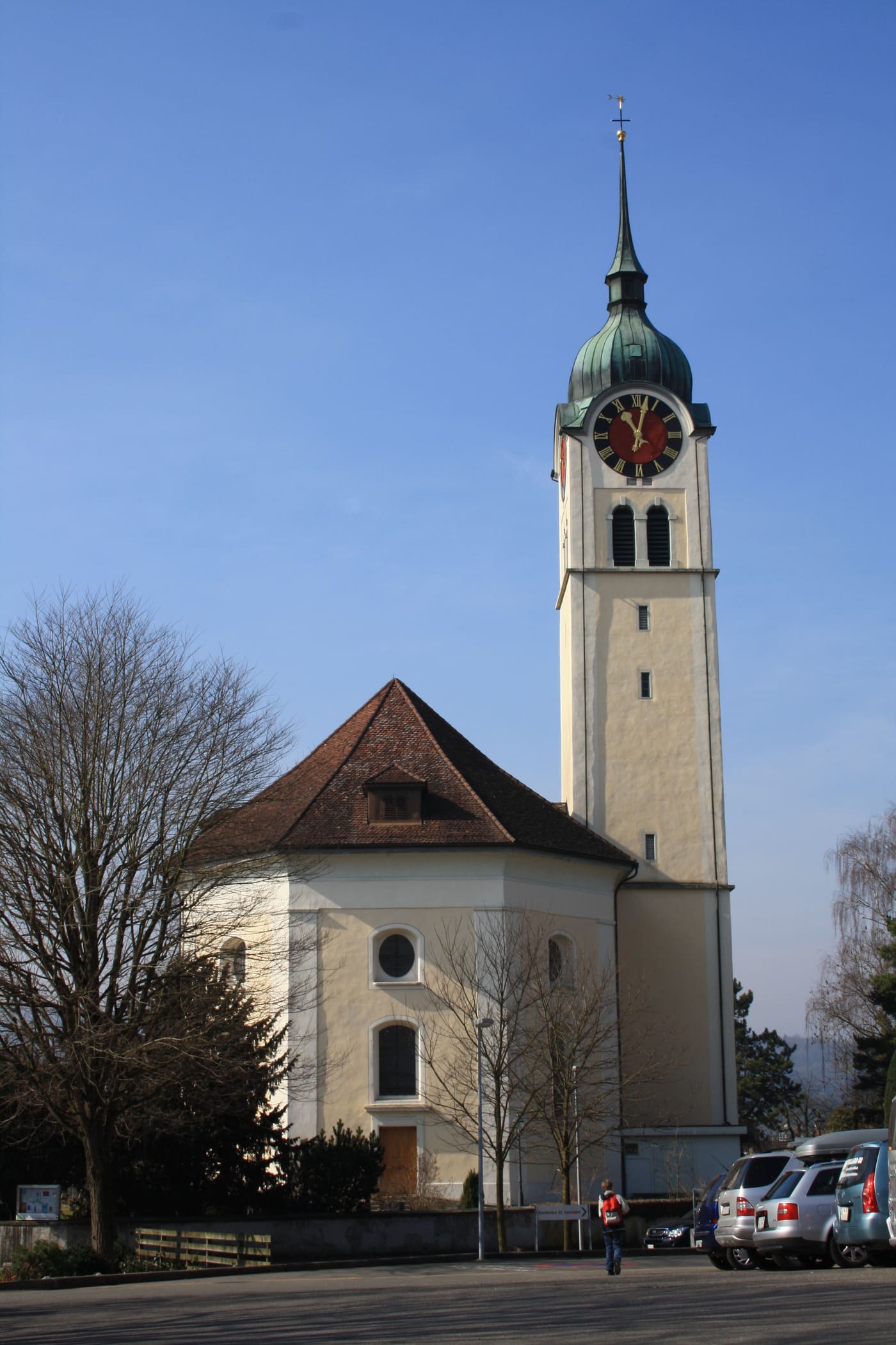 Evangelical Reformed Church with rectory and little garden house