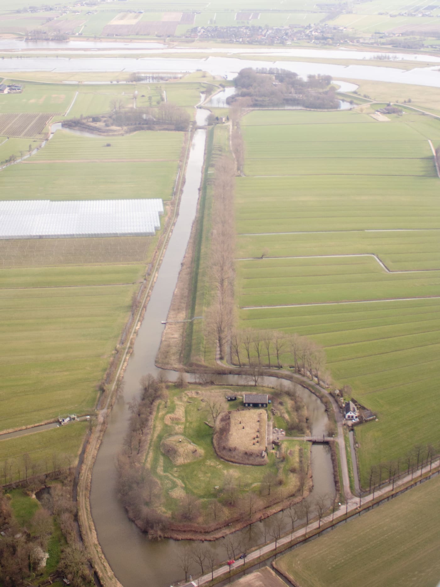 Inundatiekanaal naar Fort Honswijk