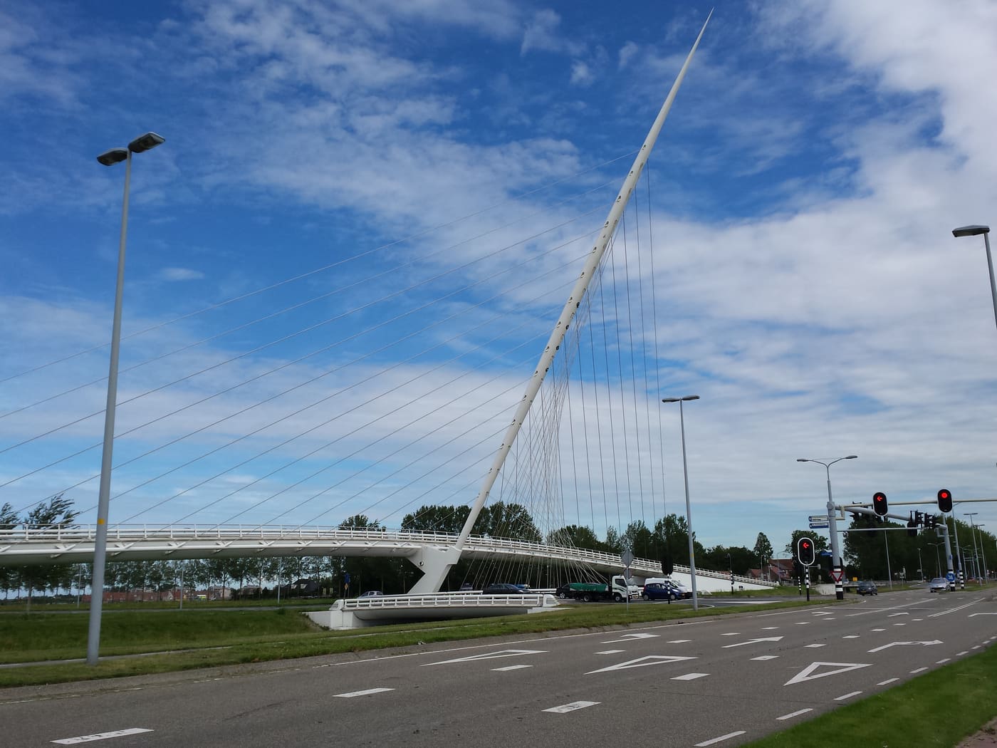 Calatrava bridges in Haarlemmermeer