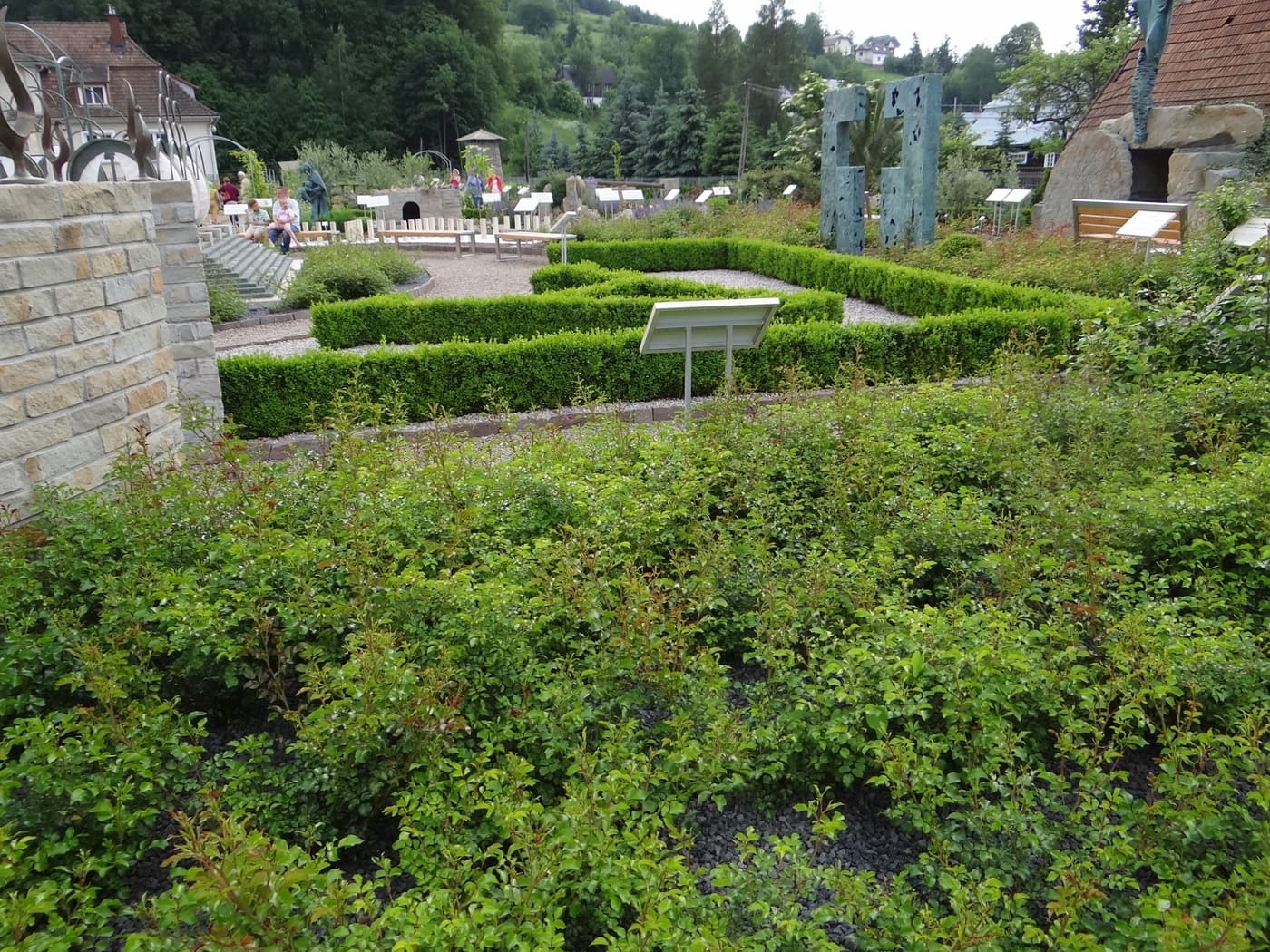 Bibel garden in Muszyna