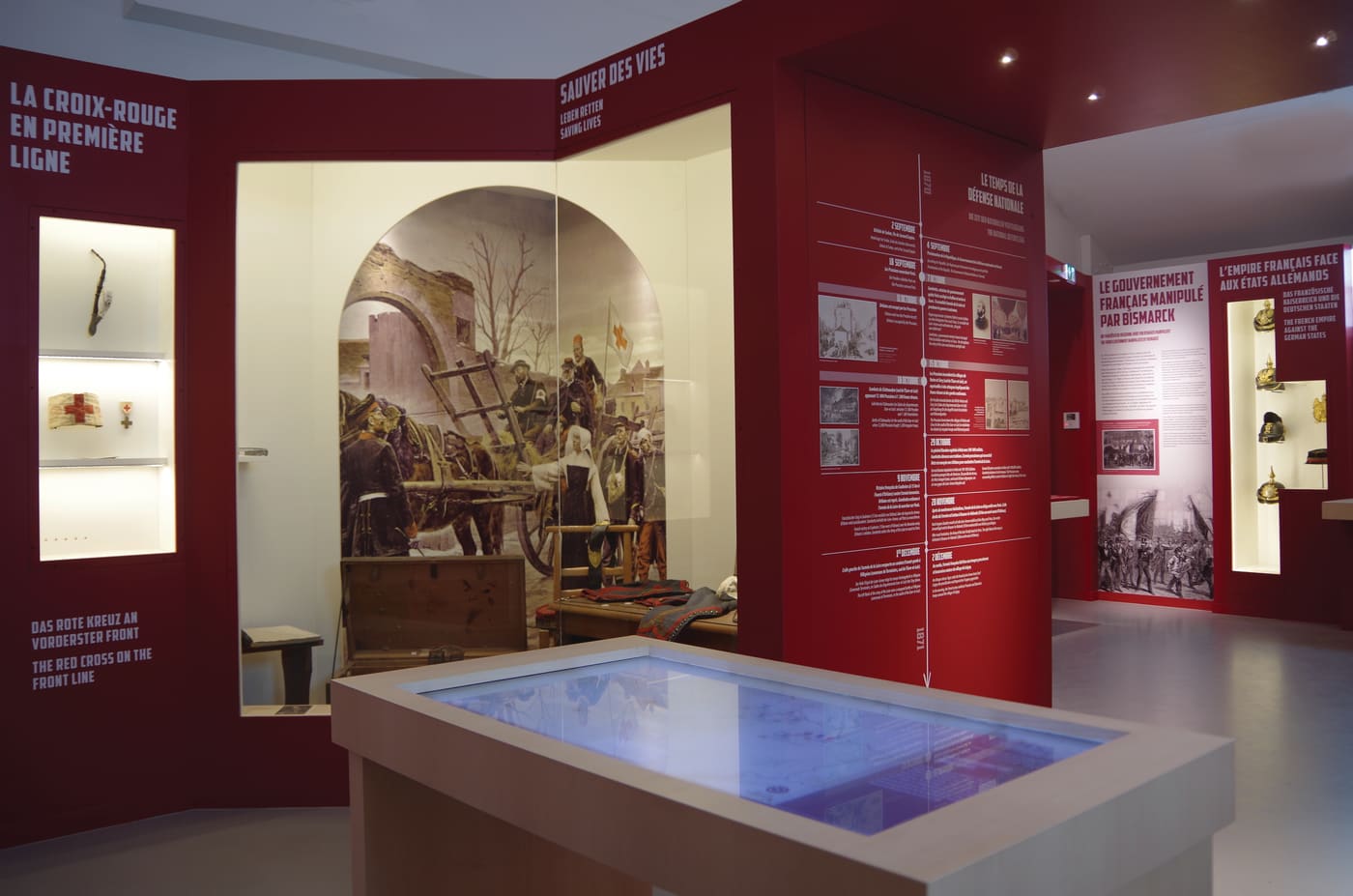 Franco-prussian war museum in Loigny-la-Bataille