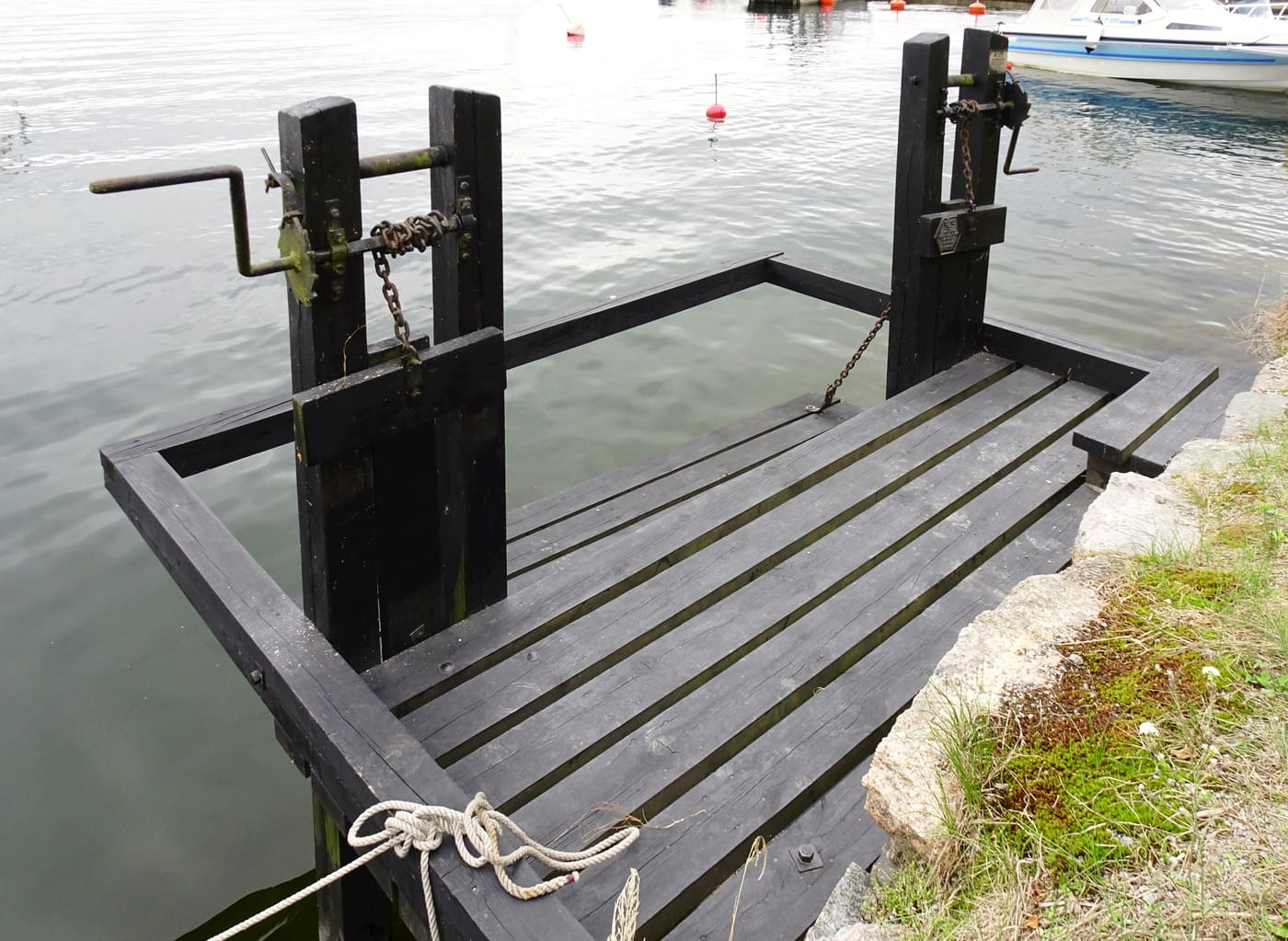 Klappbryggan i Fiskarhamnen