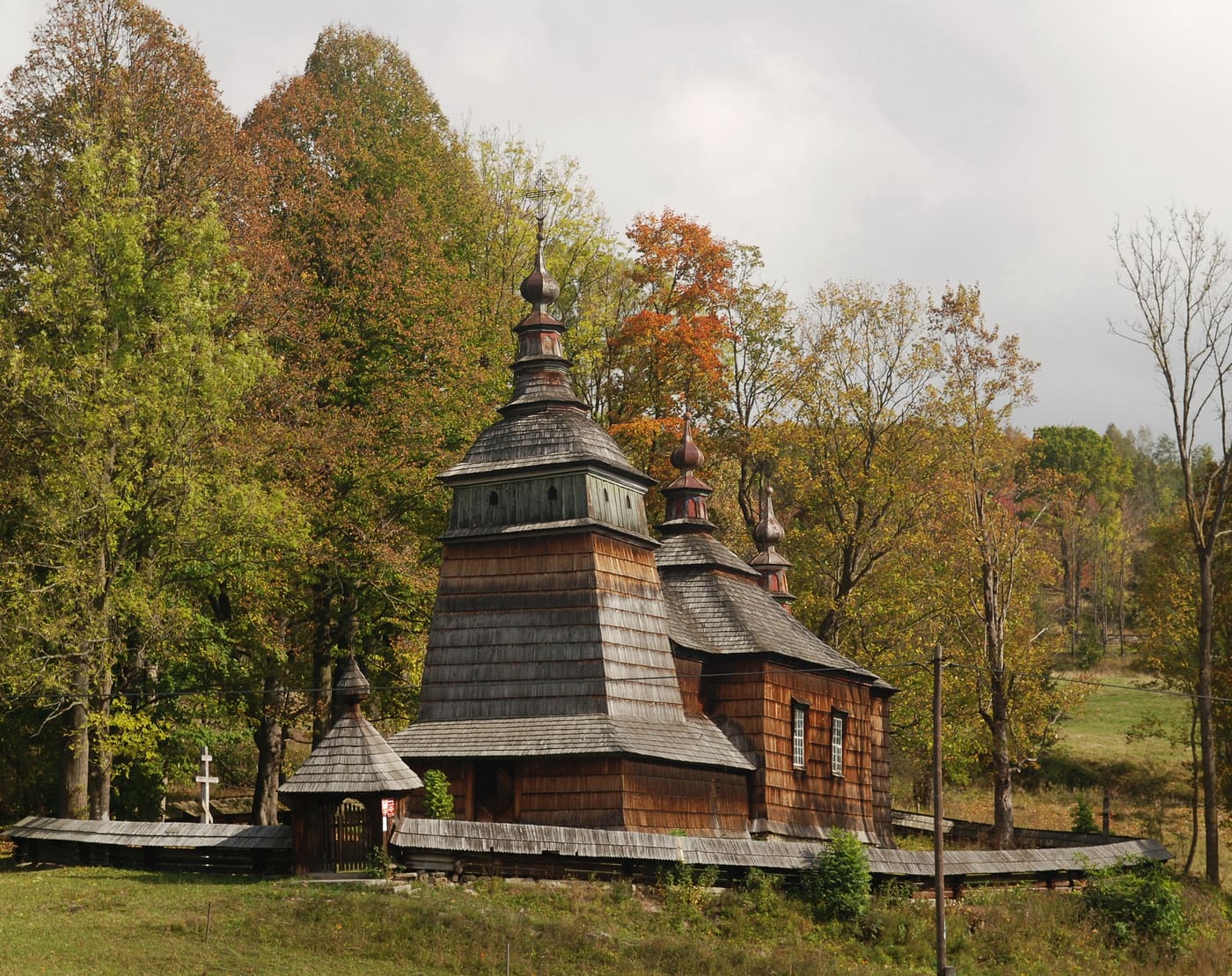 Uniate /Greek Catholic/ Saints Cosmas and Damian church in Bartne