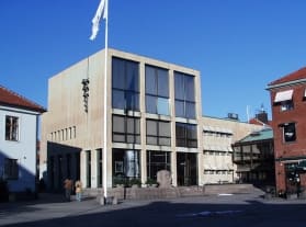 Rörbeckska huset och Rådhustorget