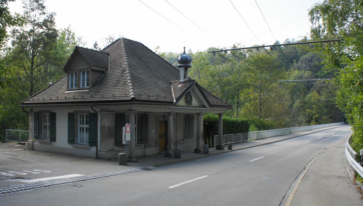 Kräzern Road Bridge with customs house
