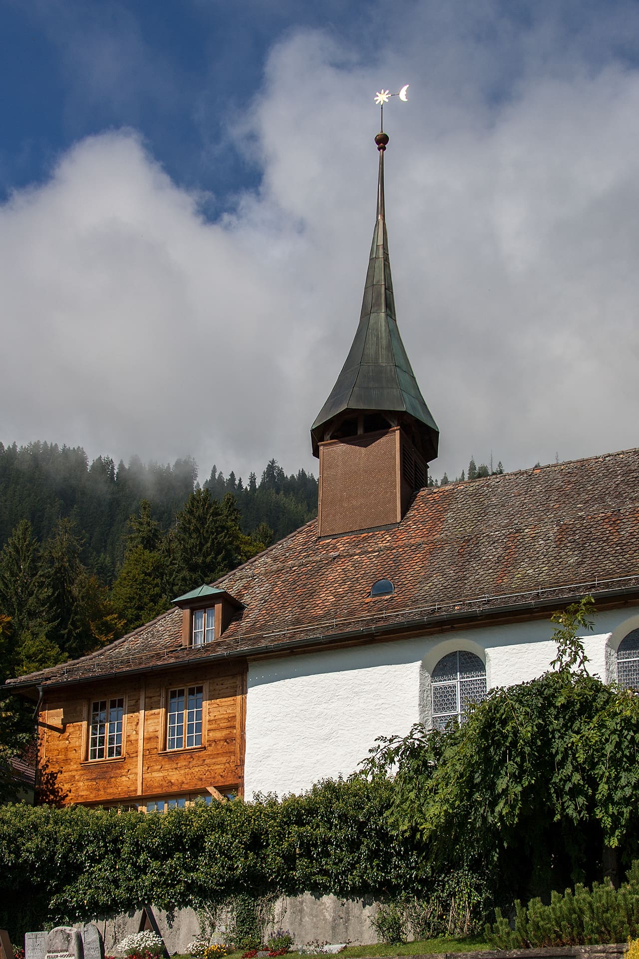 Reformed Church with Rectory and Barn