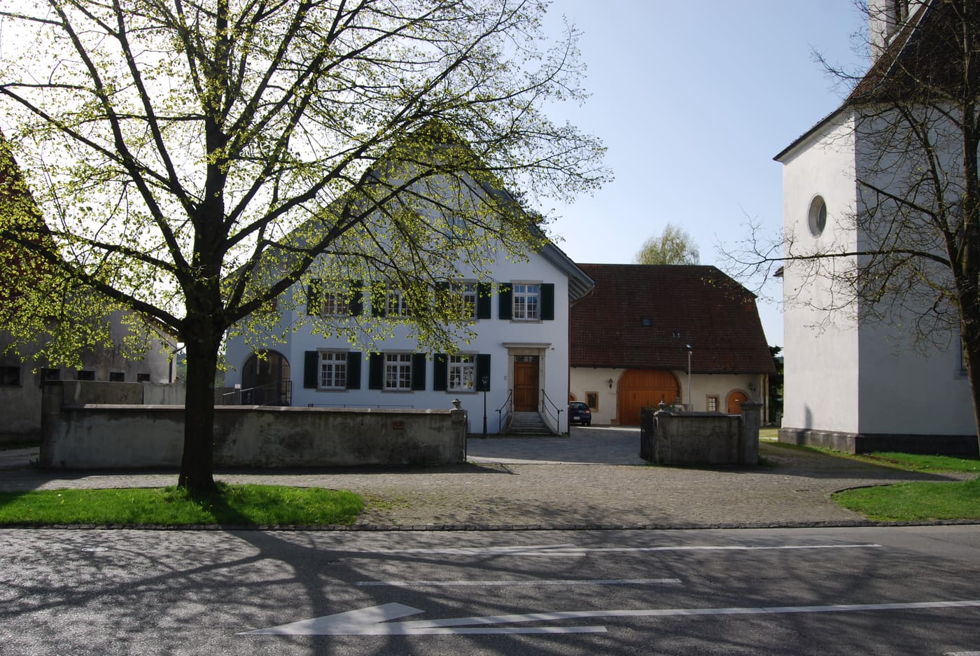 rectory with parish barn