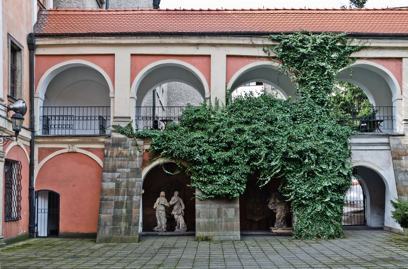 Garden on Łukasiewicza Street in Kłodzko