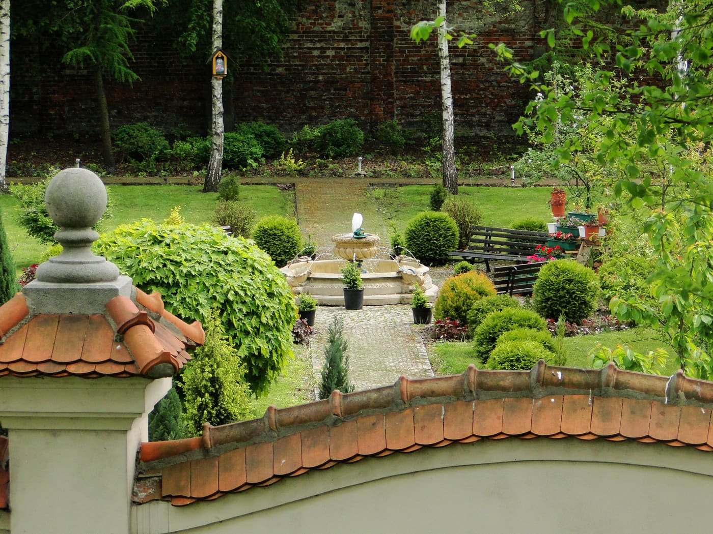 Garden of Skałka Monastery