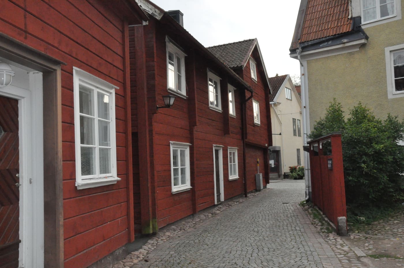 Gatumarken i den norra stadskärnan i Eksjö