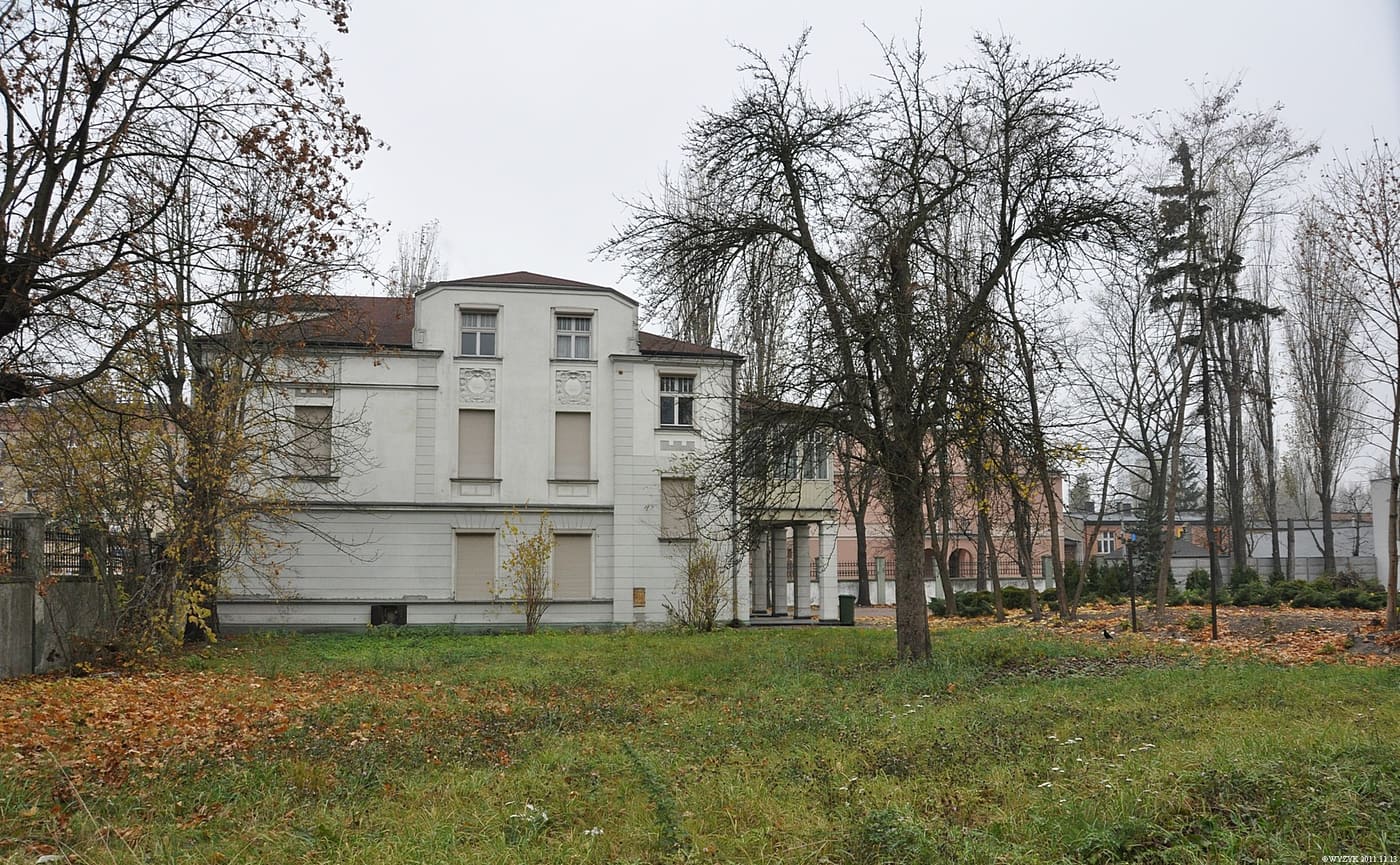 Garden of Müllers' villa in Łódź
