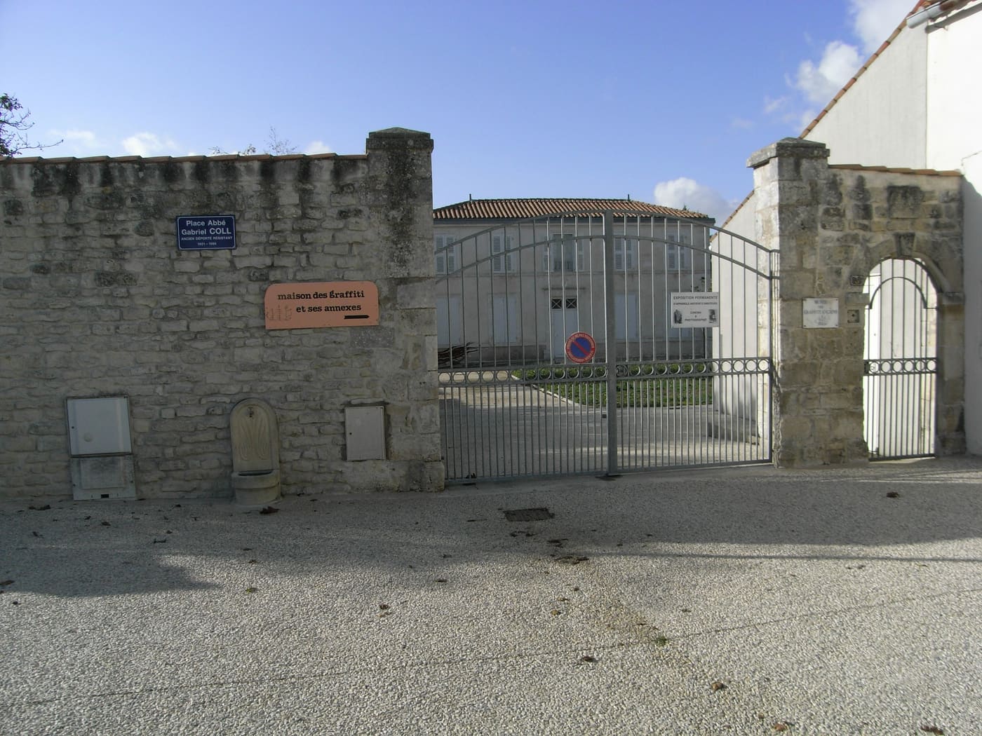 Maison du graffiti ancien