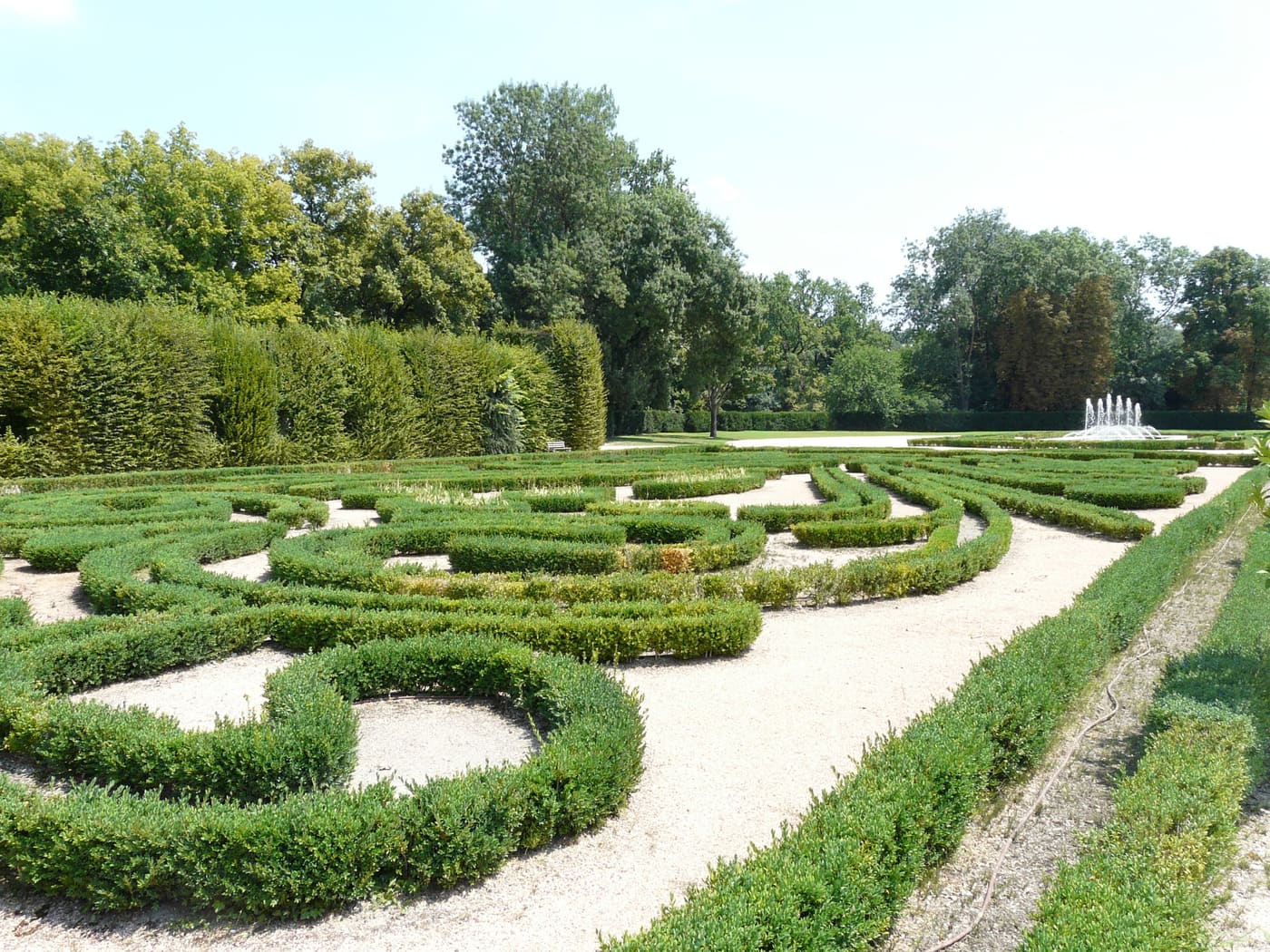 Ducal palace of Colorno historical garden