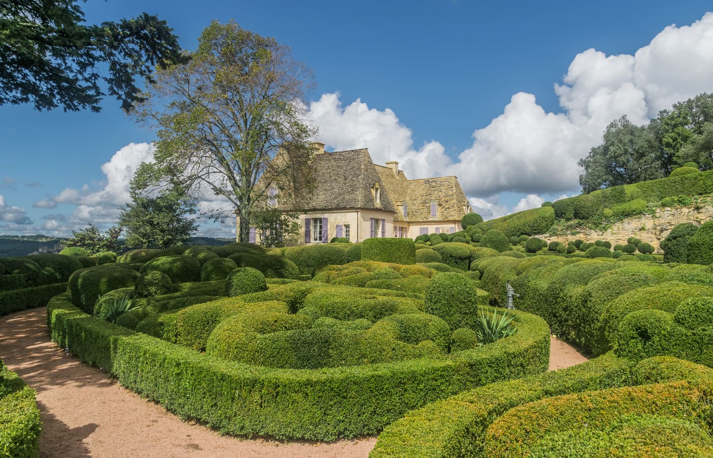 garden of the château de Marqueyssac