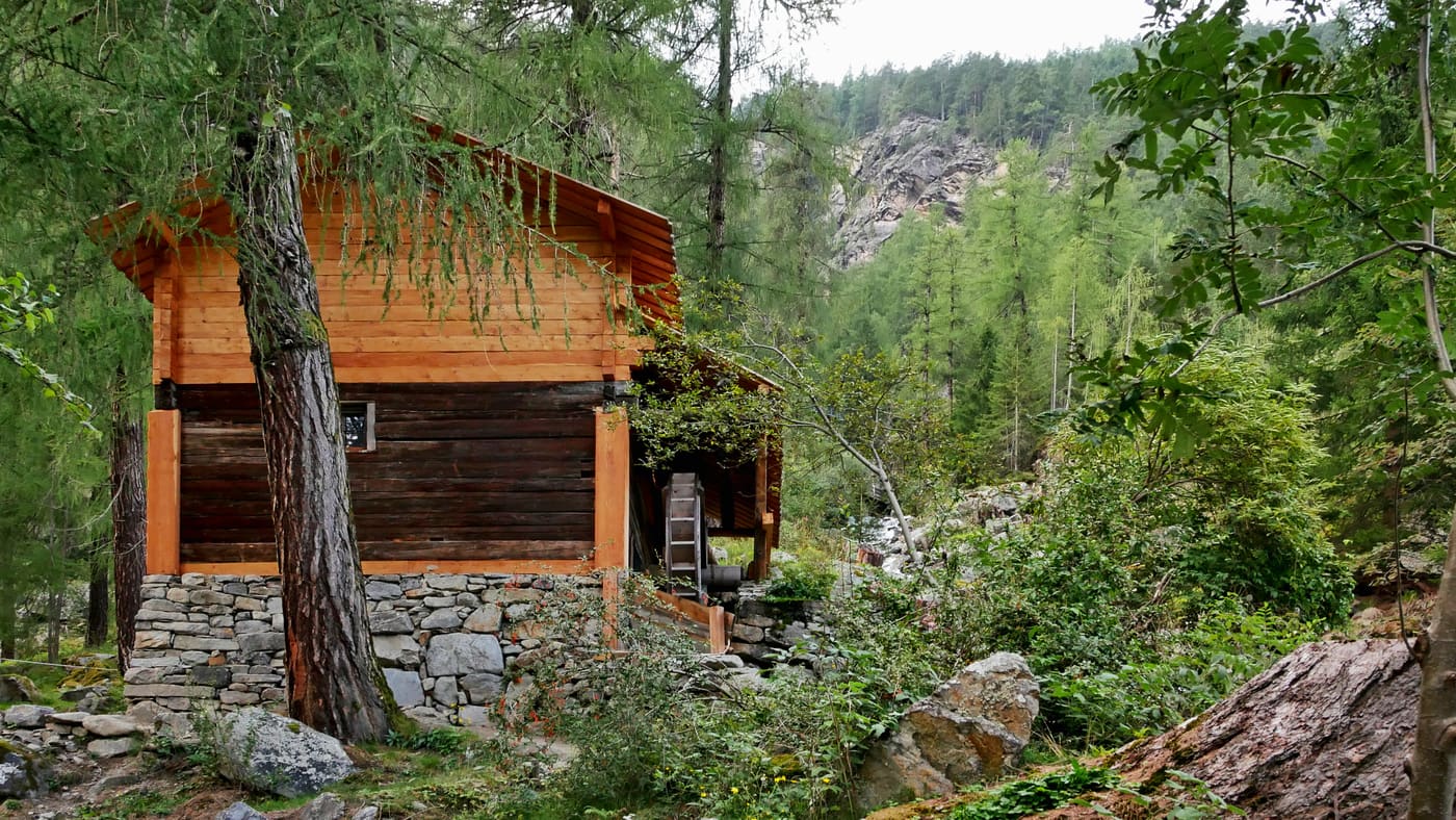 grain mill at the Ötztaler Freilichtmuseum