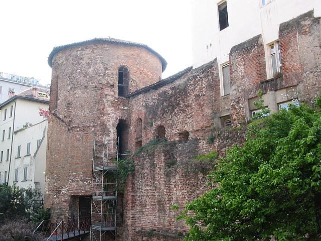 Roman walls of Milan