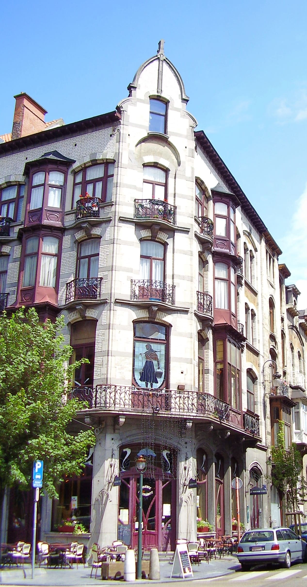 Ensemble of Art Nouveau houses by Ernest Blerot, Saint-Gilles
