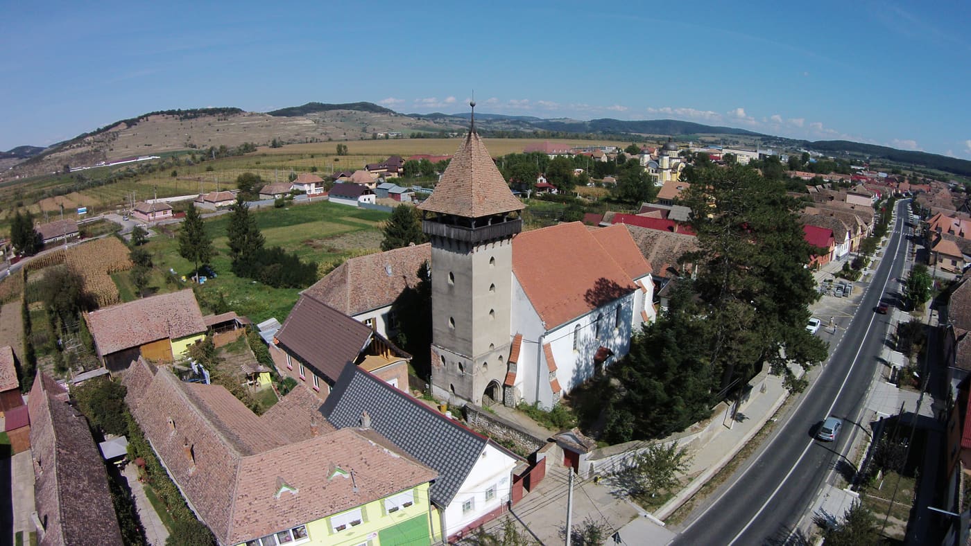 Lutheran church in Daneș, Mureș