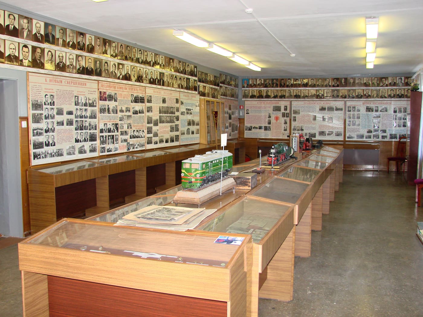 Vologda locomotive depot museum