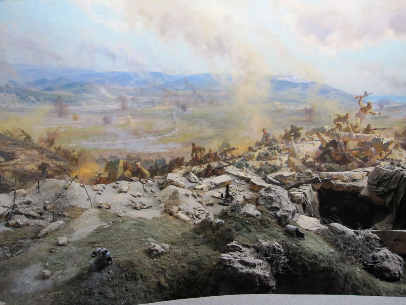 Building of Diorama Storm of Sapun Mountain on May 7, 1944 in Sevastopol