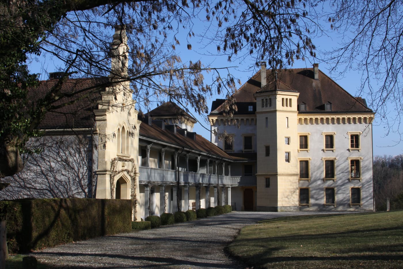 Manoir de Praroman puis Château d’Alexis de Zurich, avec jardin paysage