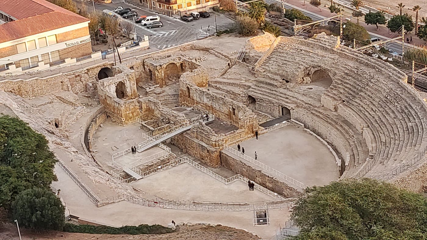 The Amphitheatre, basilica, and Romanesque church
