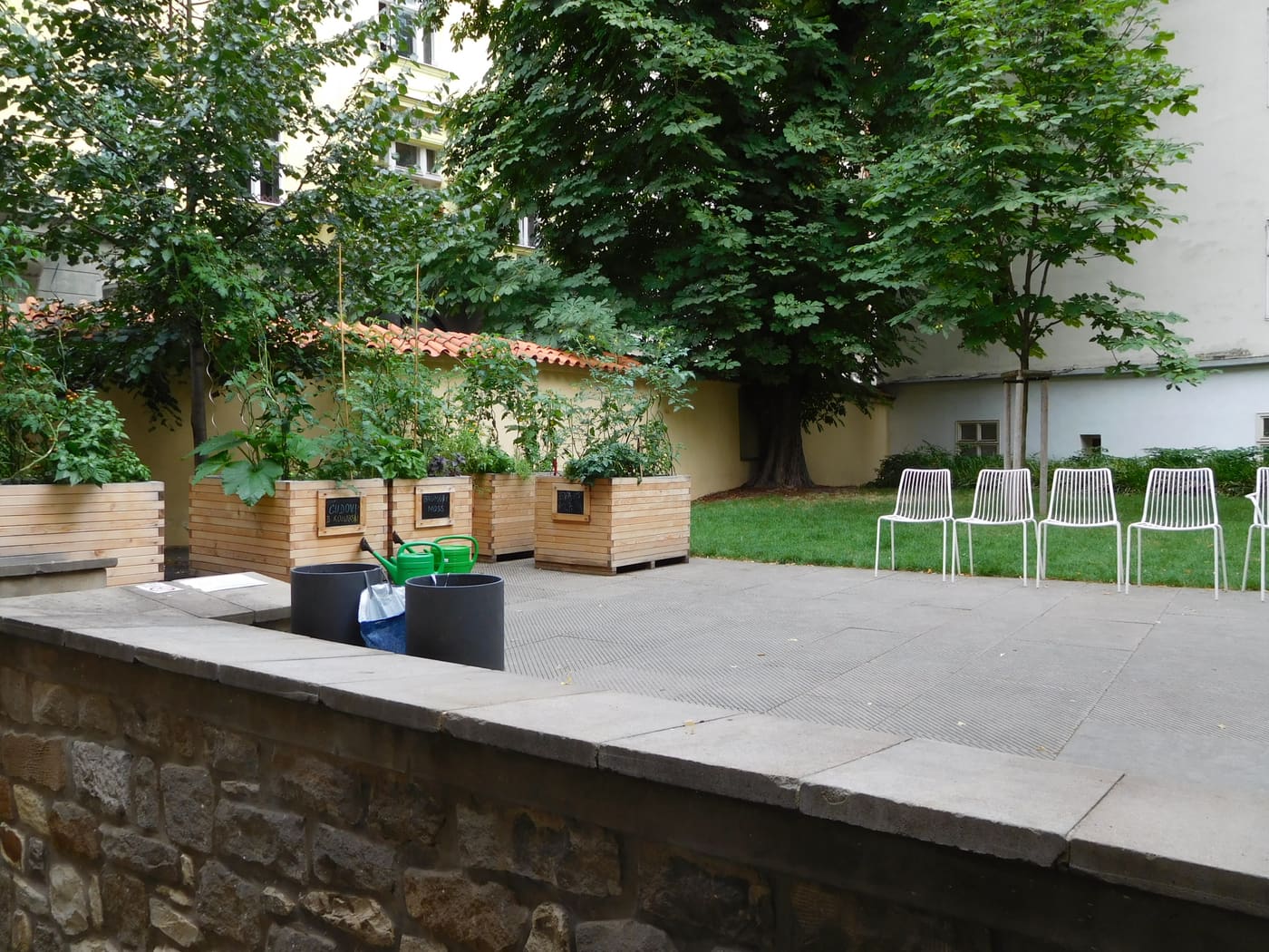 V Jirchářích garden