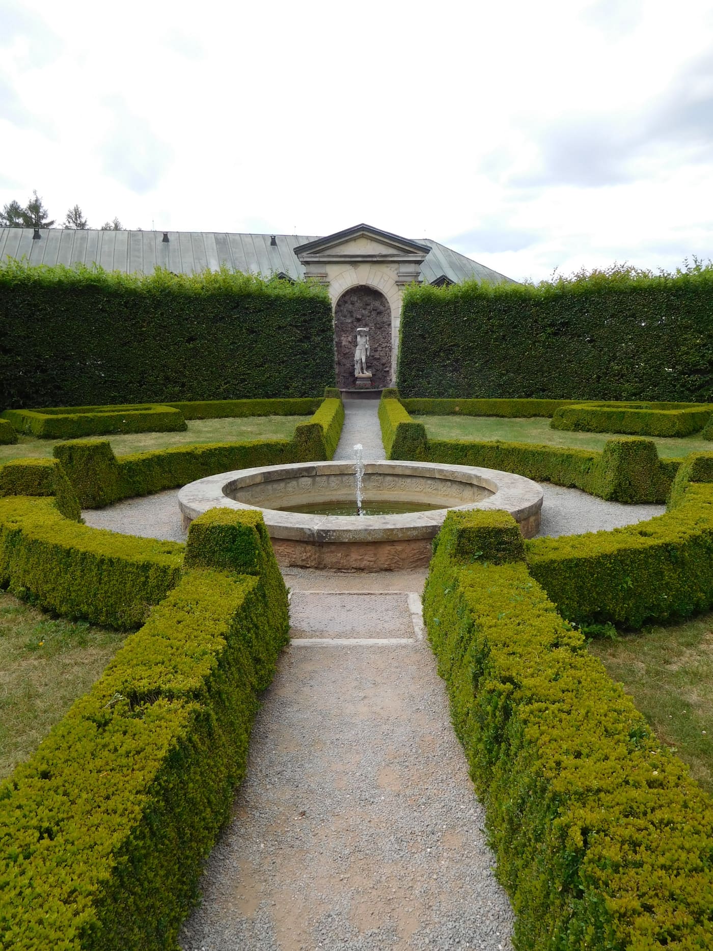 Piccolomini garden at Náchod castle