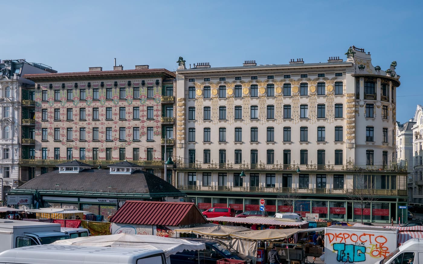 Vienna Lines houses by Otto Wagner